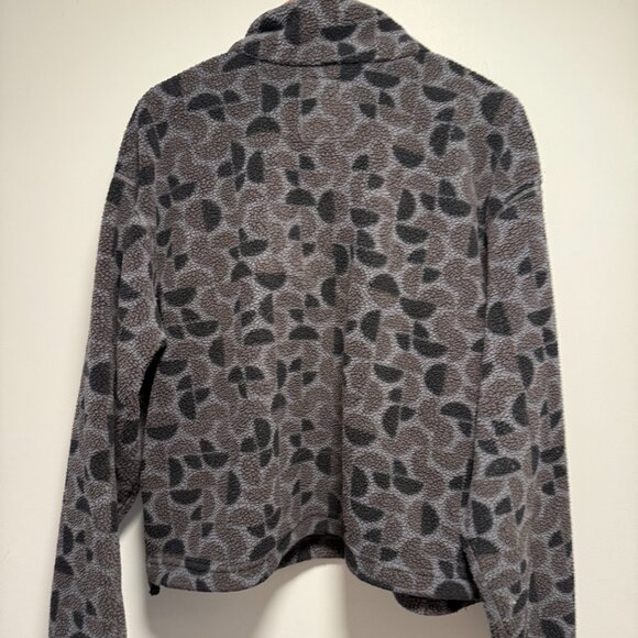 Columbia Women's Helvetia™ II Printed Cropped Half Snap Fleece Pullover Large - Picture 7 of 7